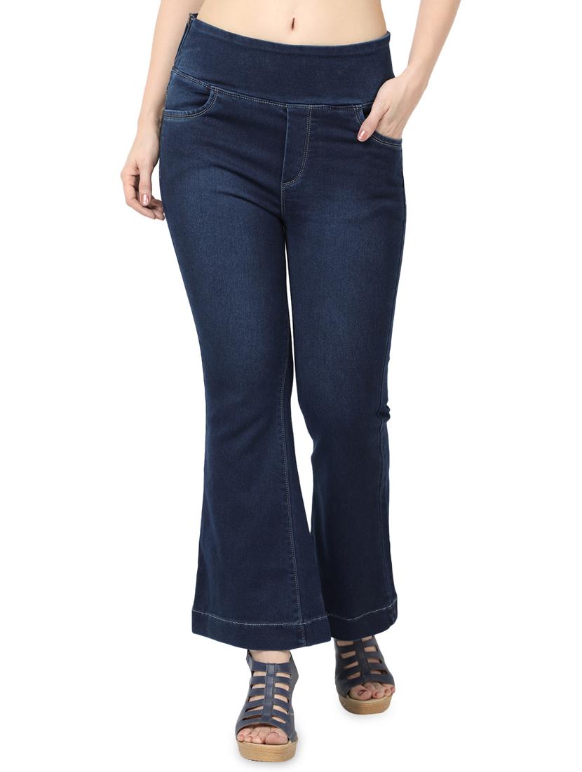 mid rise wide leg jeans - 17138789 - Zoom Image - 1