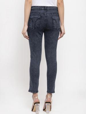 side tape slim fit jeans - 17138796 - Standard Image - 3