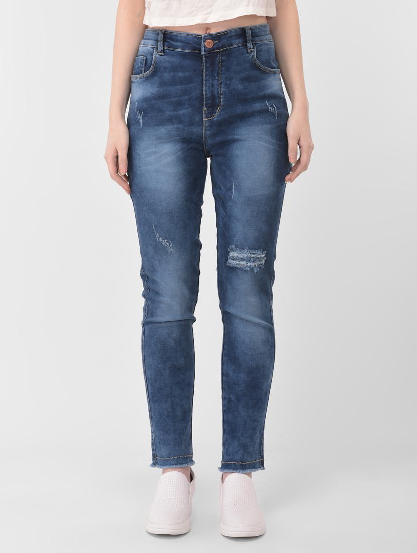 high rise stone washed jeans - 17138799 - Zoom Image - 1