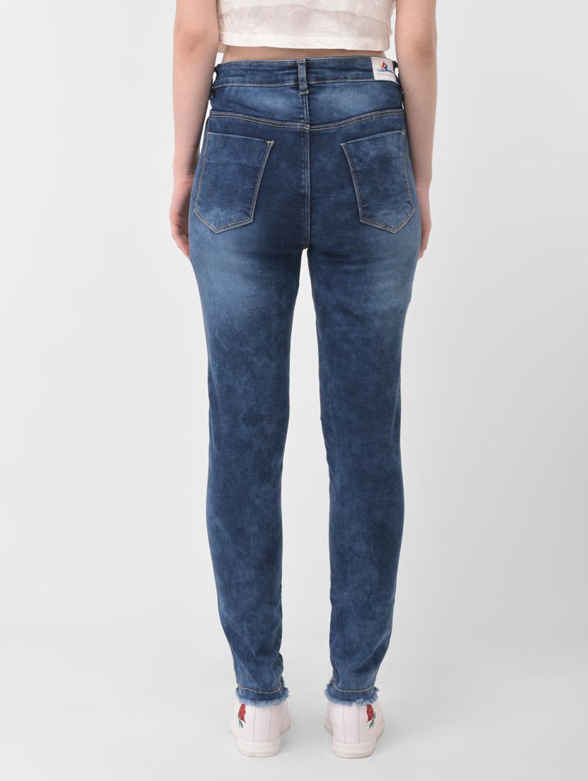 high rise stone washed jeans - 17138799 - Zoom Image - 3