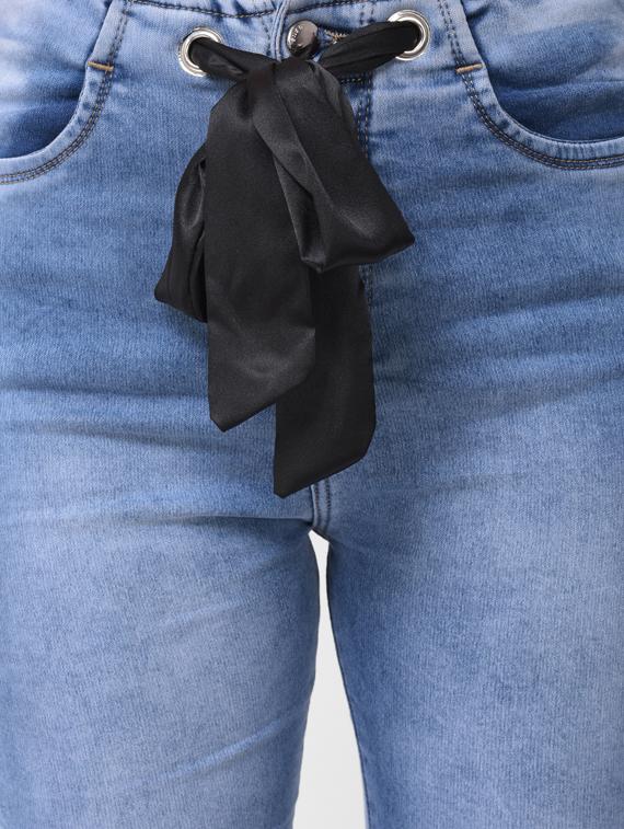 drawstring waist wide leg jeans - 17138803 - Zoom Image - 5