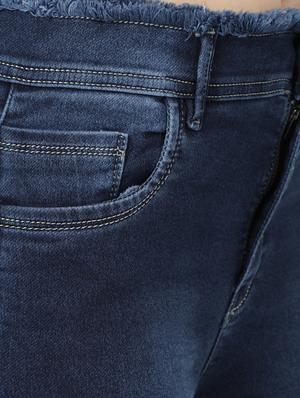 frayed detail slim fit jeans - 17138807 - Standard Image - 5