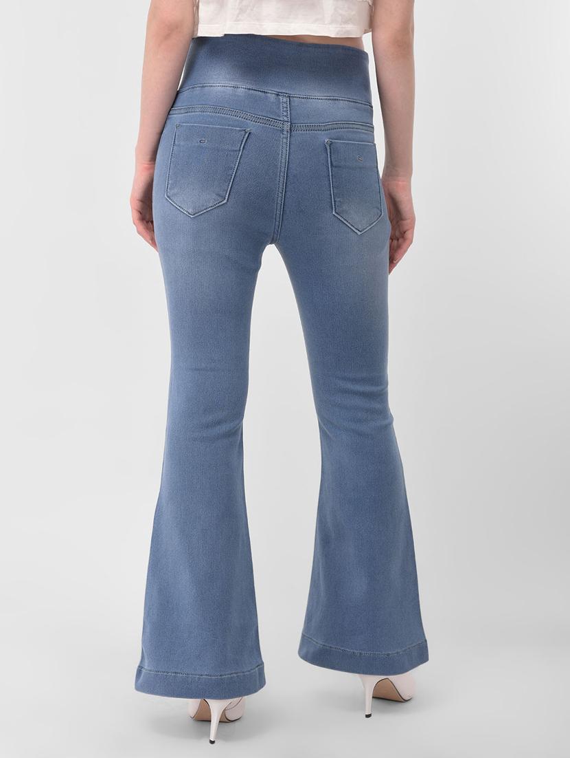 blue cotton blend jeans - 17138810 - Zoom Image - 3