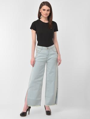 blue cotton blend jeans - 17138815 - Standard Image - 4