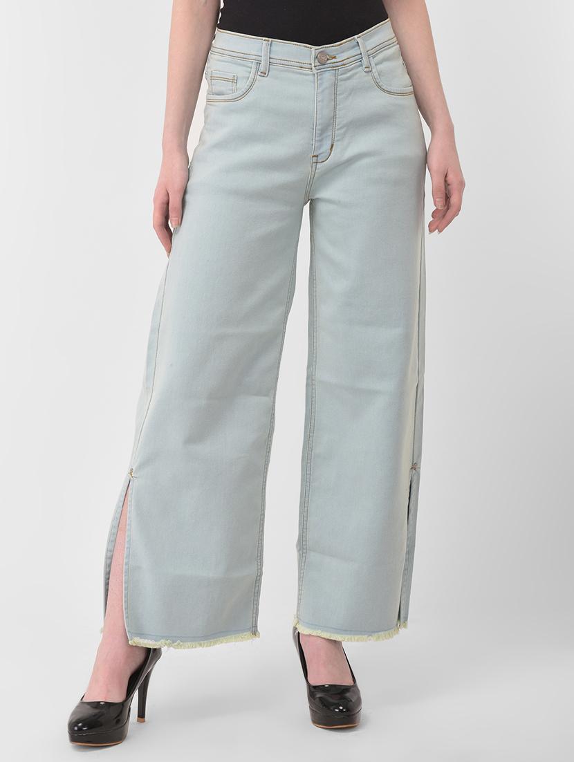 blue cotton blend jeans - 17138815 - Zoom Image - 1
