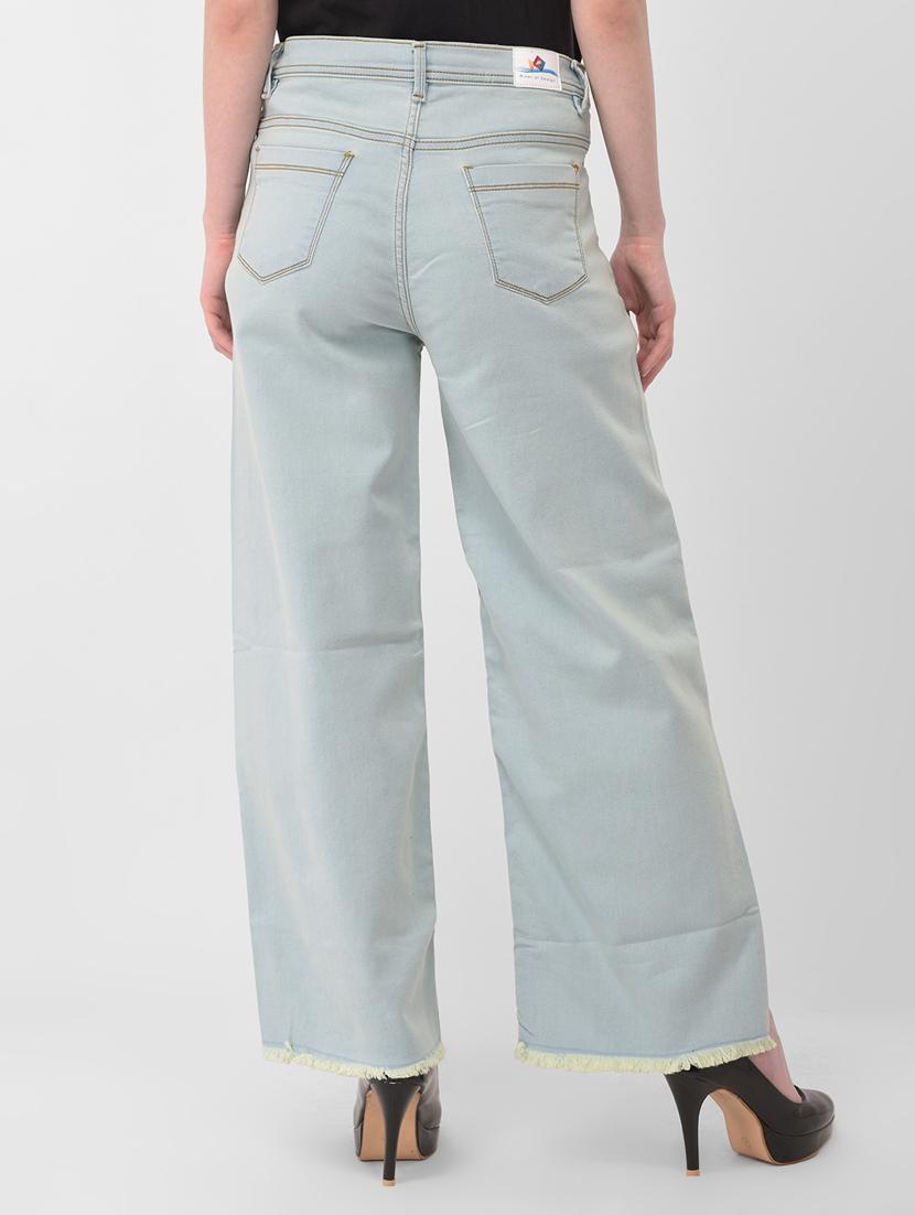 blue cotton blend jeans - 17138815 - Zoom Image - 3