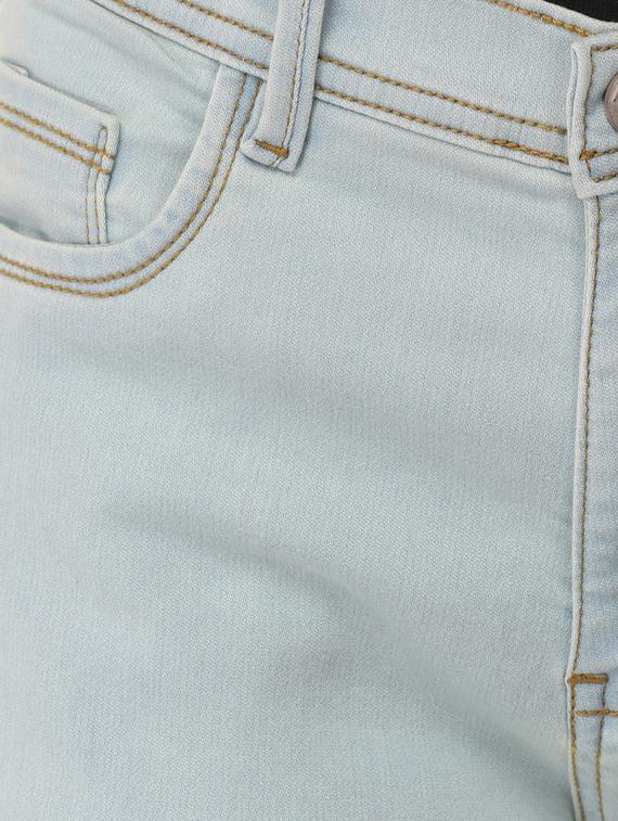 blue cotton blend jeans - 17138815 - Zoom Image - 5