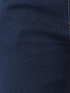 dark blue cotton blend jeans - 17138816 - Standard Image - 5