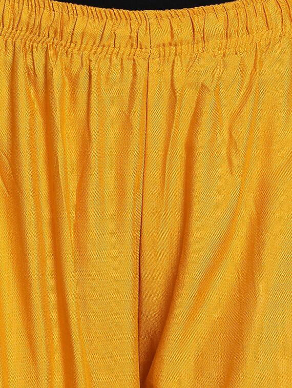 gold print flared palazzo - 17138880 - Zoom Image - 3
