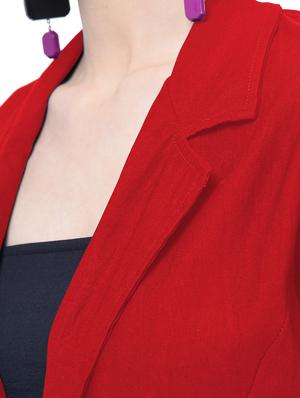 single button casual blazer - 17138931 - Standard Image - 5