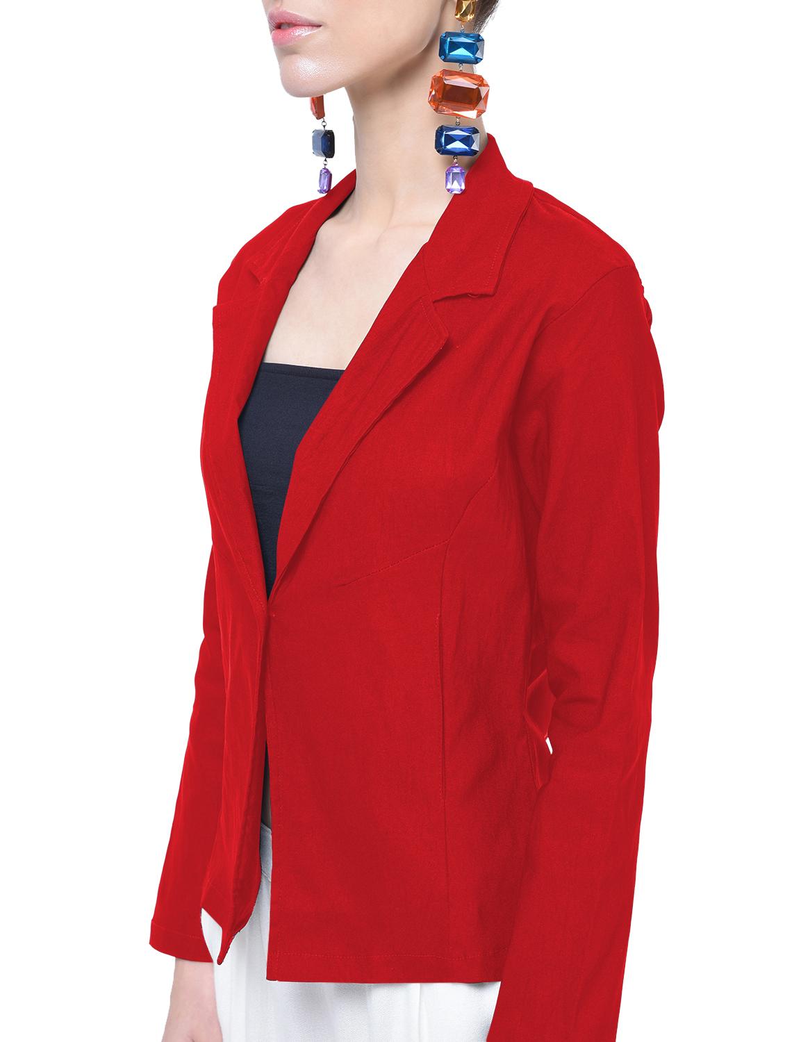 single button casual blazer - 17138931 - Zoom Image - 2