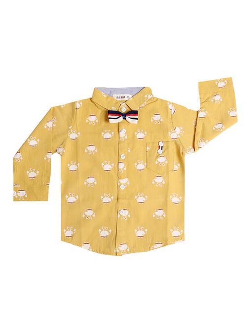 yellow cotton shirt - 17138985 - Standard Image - 1