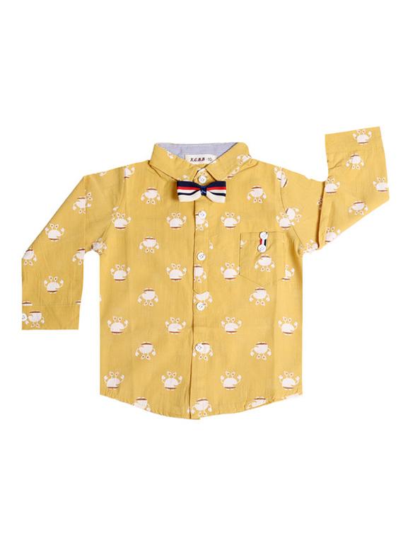 yellow cotton shirt - 17138985 - Zoom Image - 1