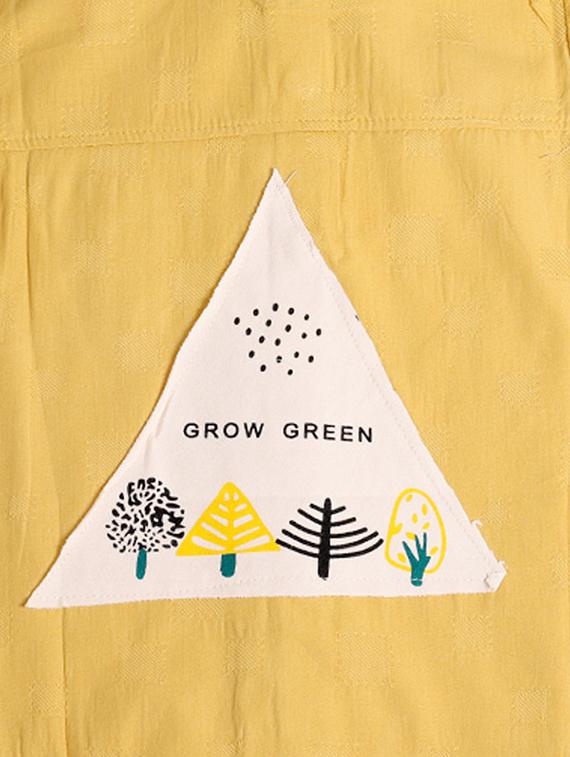 yellow cotton shirt - 17139005 - Zoom Image - 3