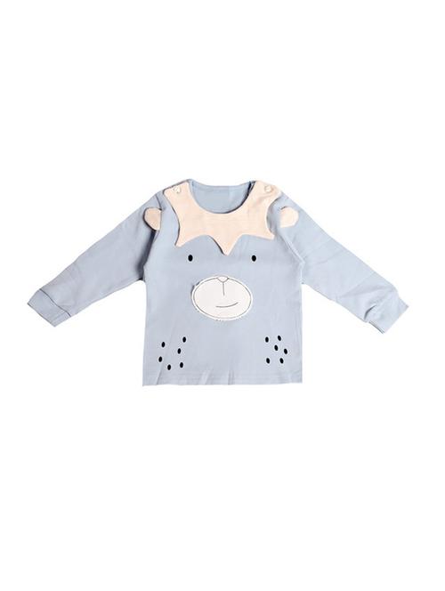 blue cotton tshirt - 17139114 - Very Small Image - 1