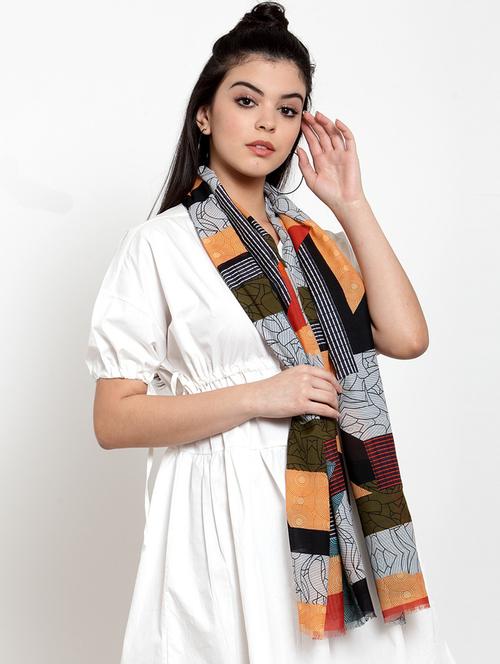 multi cotton stole - 17139699 - Standard Image - 1