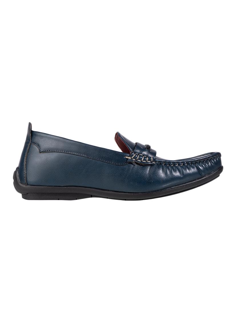 navy slip on loafers - 17139950 - Zoom Image - 2
