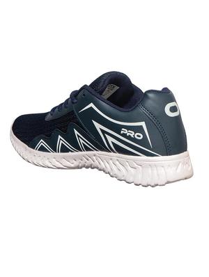 navy lace up sneakers - 17139969 - Standard Image - 3