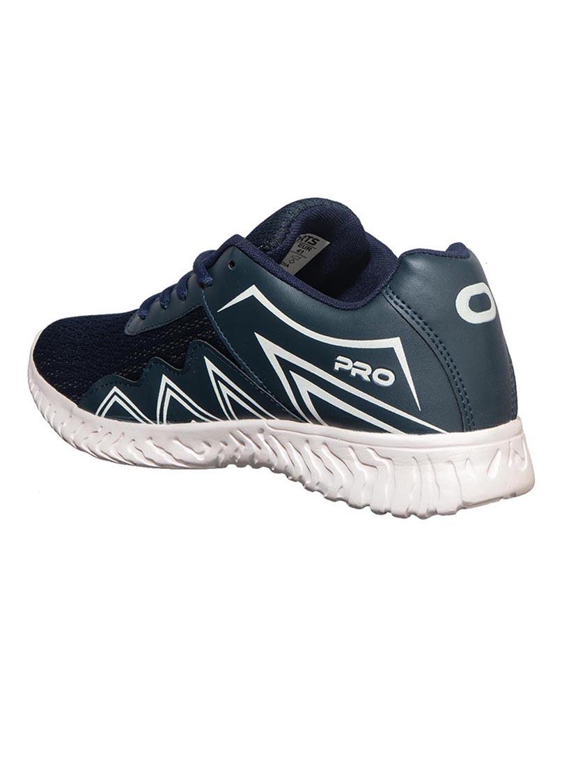 navy lace up sneakers - 17139969 - Zoom Image - 3