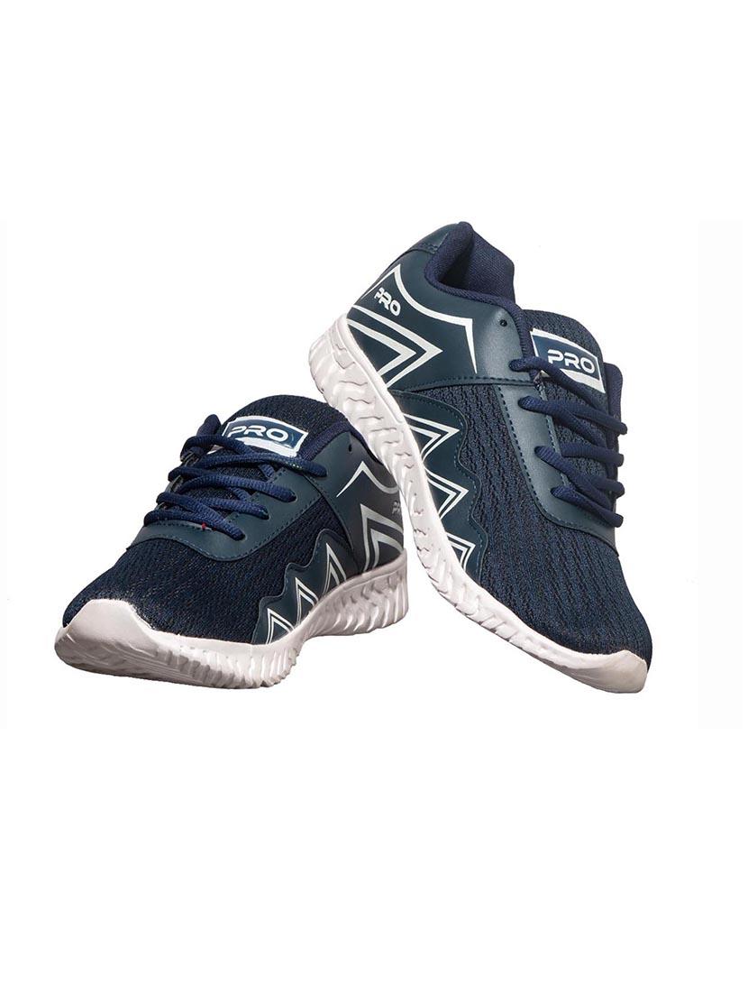 navy lace up sneakers - 17139969 - Zoom Image - 4