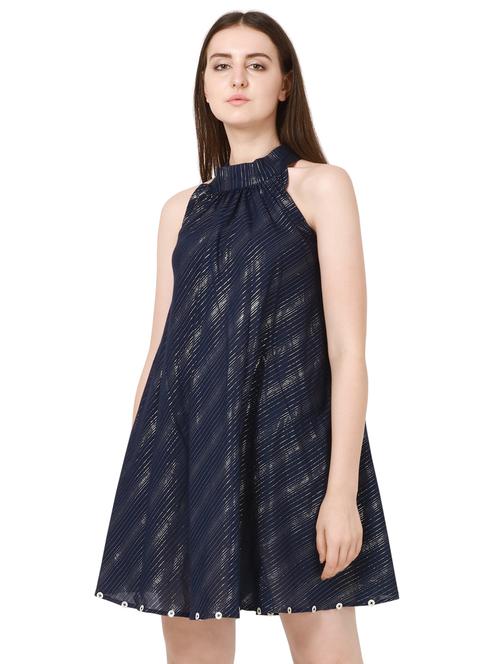 tie back shimmer dress - 17140095 - Very Small Image - 1