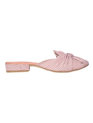 pink fabric clogs sandals - 17140283 - Standard Image - 2