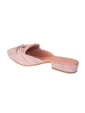 pink fabric clogs sandals - 17140283 - Standard Image - 3