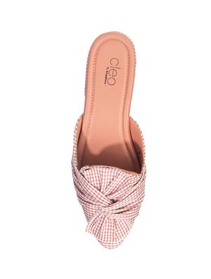 pink fabric clogs sandals - 17140283 - Standard Image - 6