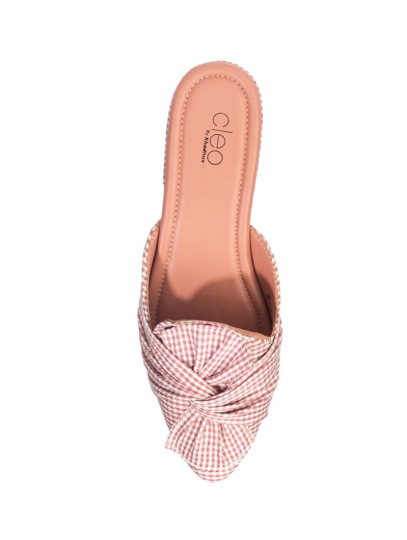pink fabric clogs sandals - 17140283 - Zoom Image - 6