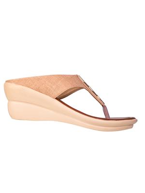 pink synthetic slip on sandals - 17140326 - Standard Image - 2