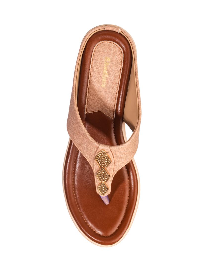 pink synthetic slip on sandals - 17140326 - Zoom Image - 6