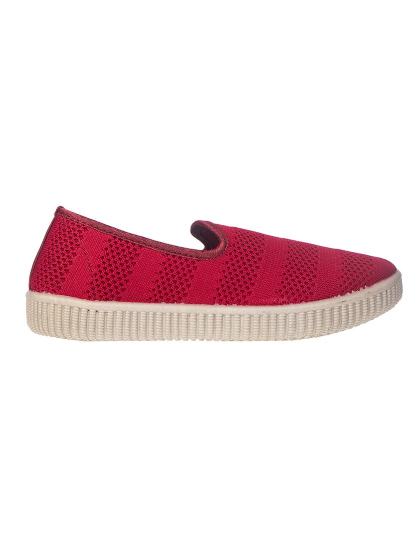 maroon canvas laceup sneakers - 17140334 - Zoom Image - 2