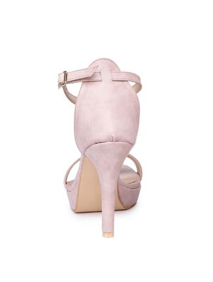 pink synthetic slip on sandals - 17140749 - Standard Image - 3