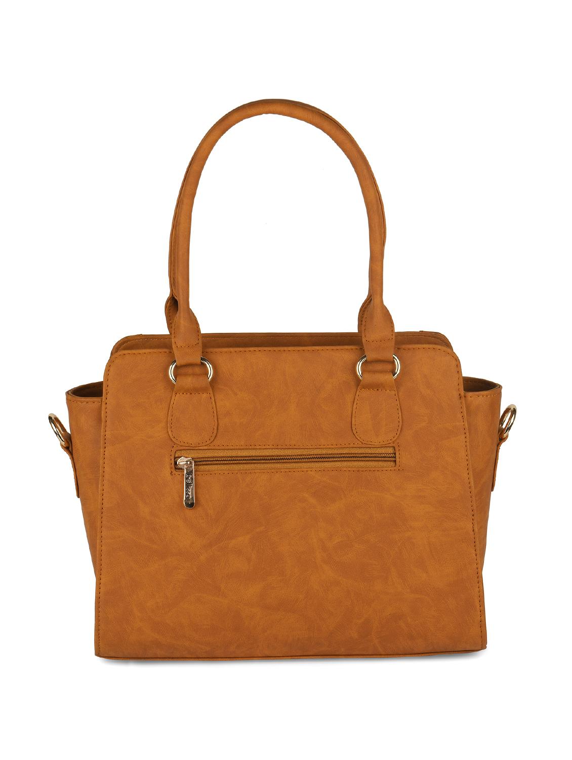 yellow leatherette (pu) regular handbag - 17140757 - Zoom Image - 2
