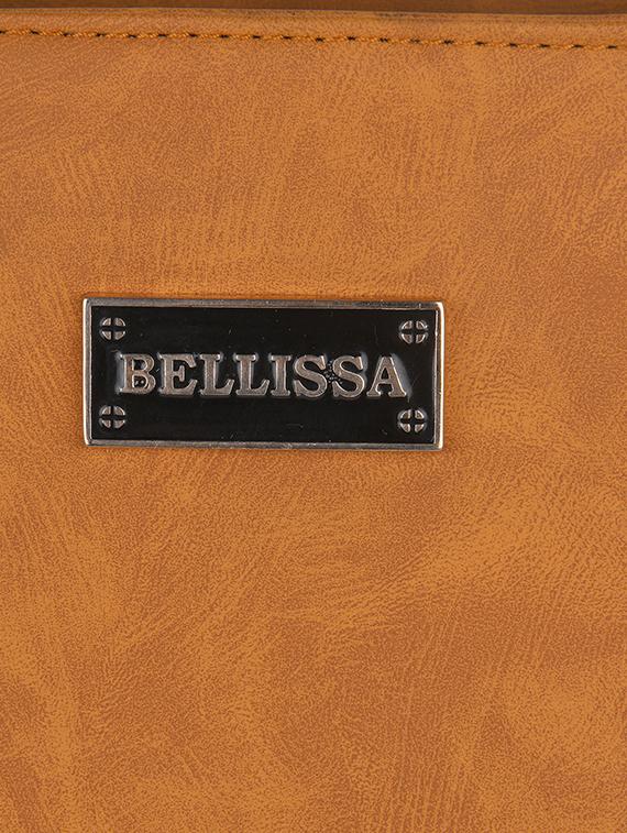 yellow leatherette (pu) regular handbag - 17140757 - Zoom Image - 4