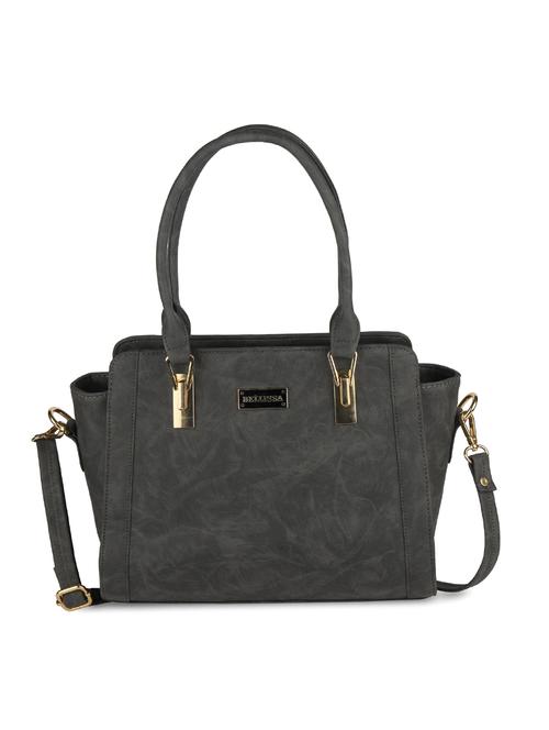 grey leatherette (pu) regular handbag - 17140758 - Standard Image - 1