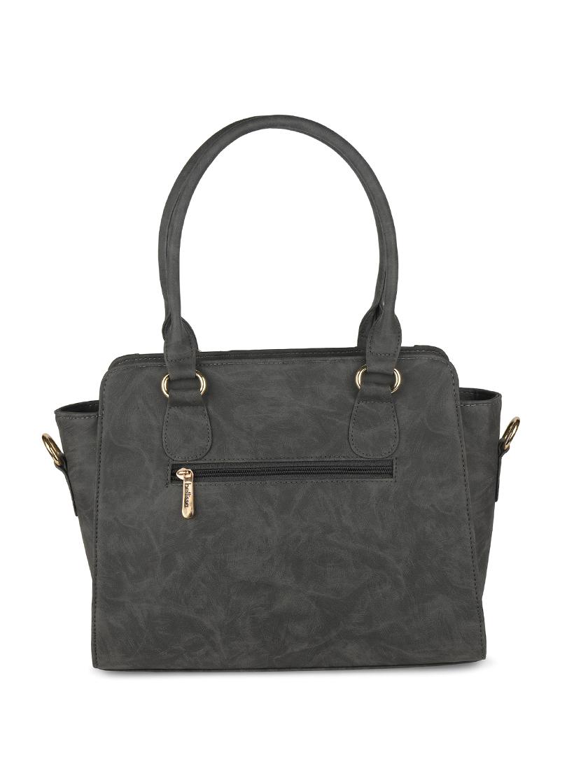 grey leatherette (pu) regular handbag - 17140758 - Zoom Image - 2