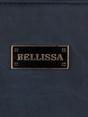 blue leatherette (pu) regular handbag - 17140759 - Standard Image - 4