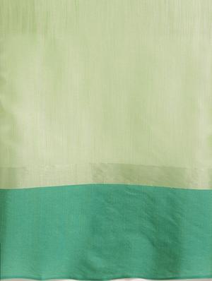 pastel woven saree with blouse - 17140855 - Standard Image - 4