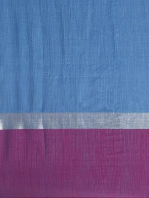 bordered woven saree with blouse - 17140857 - Standard Image - 5