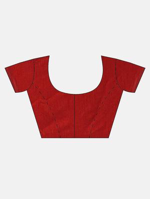 embellished solid saree with blouse - 17140876 - Standard Image - 3