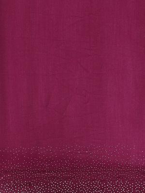 embellished solid saree with blouse - 17140879 - Standard Image - 6