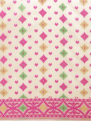 self design jamdani saree with blouse - 17140893 - Standard Image - 5