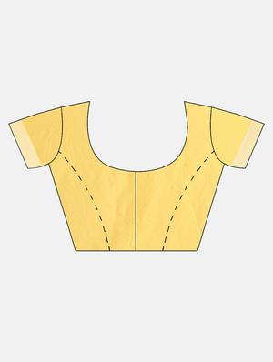self design jamdani saree with blouse - 17140894 - Standard Image - 3