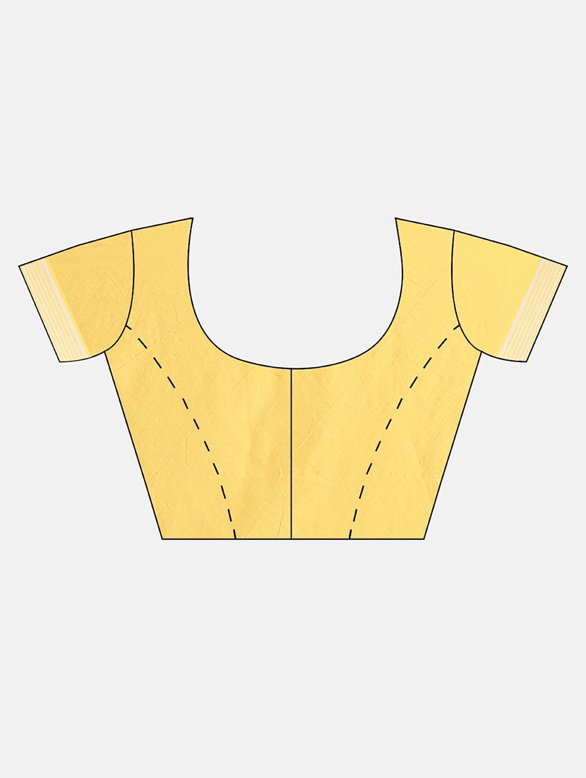 self design jamdani saree with blouse - 17140894 - Zoom Image - 3