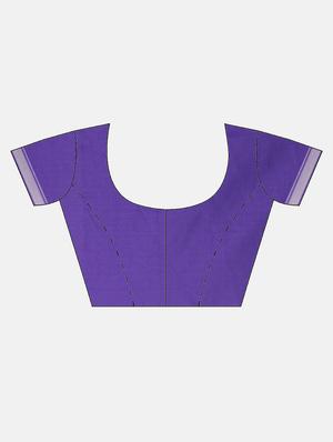 self design jamdani saree with blouse - 17140900 - Standard Image - 3