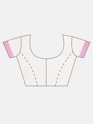 self design jamdani saree with blouse - 17140908 - Standard Image - 3