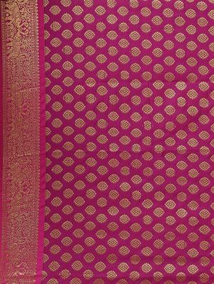 self design kanjivaram saree with blouse - 17140922 - Standard Image - 4