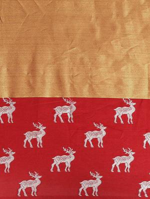 self design kanjivaram saree with blouse - 17140944 - Standard Image - 5