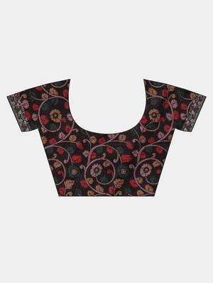 kalamkari woven saree with blouse - 17140954 - Standard Image - 3